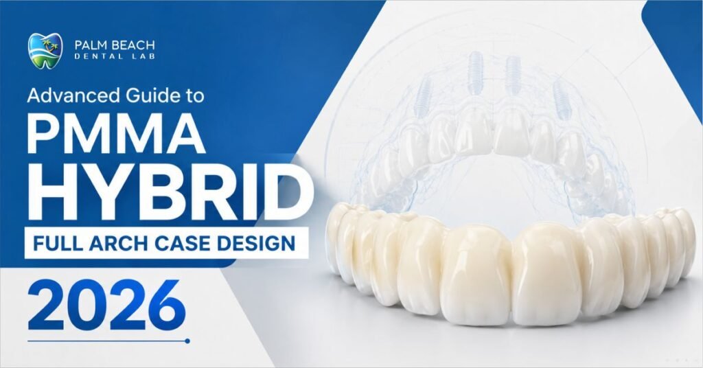 Advanced Guide to PMMA Hybrid Full Arch Case Design 2026 2 PMMA Hybrid Full Arch Case Design Guide