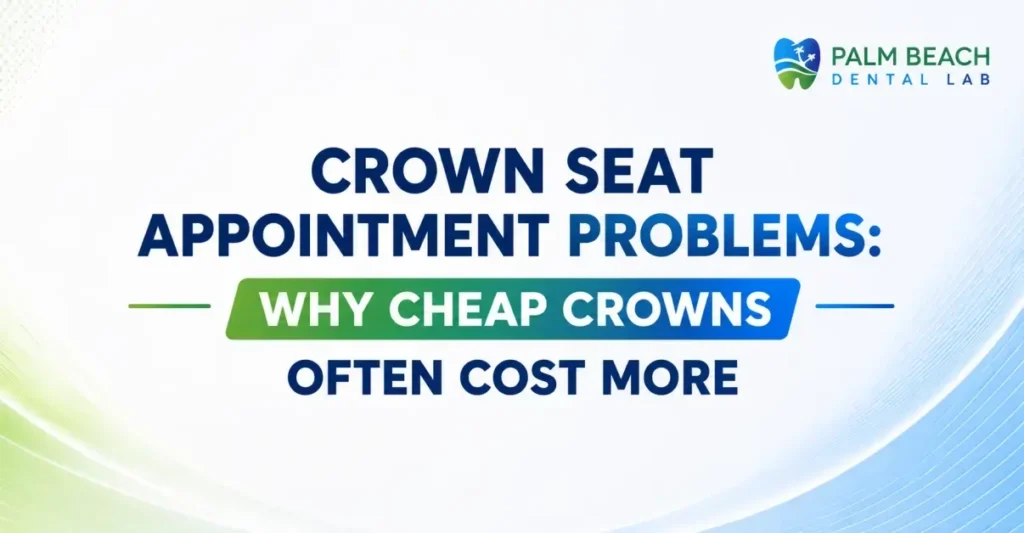 Crown Seat Appointment Problems: Why Cheap Crowns Often Cost More 4 Palm beach denal lab 2