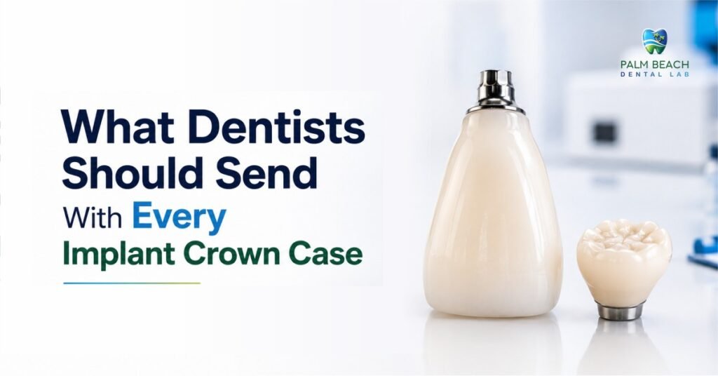 What Dentists Should Send With Every Implant Crown Case 3 implant crown case checklist