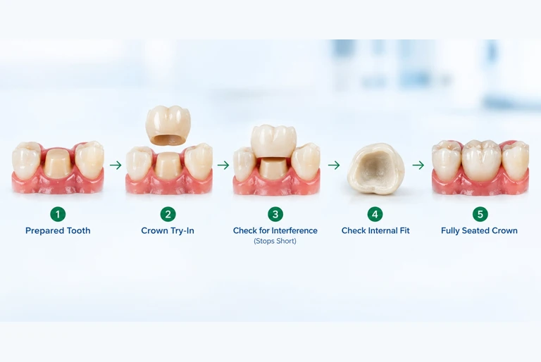 Why a Crown Won’t Seat: Common Causes From Preparation to Final Delivery 2 Crown Won’t Seat